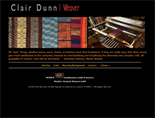 Tablet Screenshot of clairdunn.com